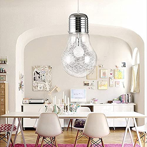 Iluminación de pasillo con lámpara de bola de vidrio nórdica 7