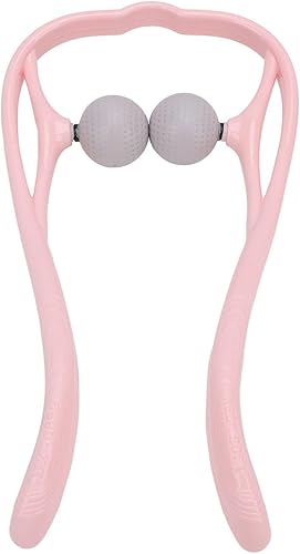 Masajeador de cuello Shiatsu de doble punto con mango ergonómico, masajeador de hombros y cuello de tejido profundo para oficina en casa