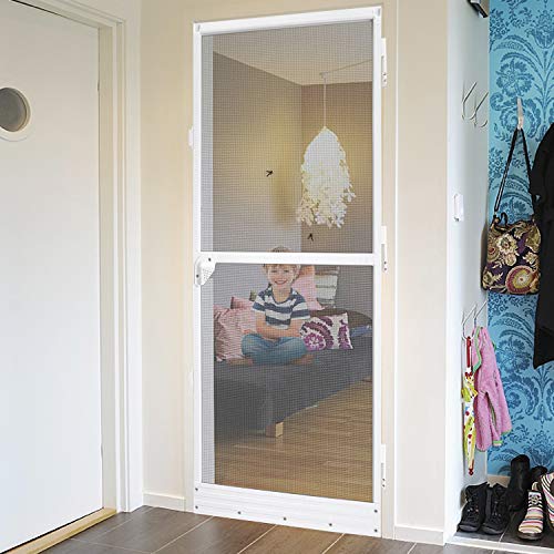 LARS360 Alurahmen Fliegengitter, Insektenschutz Mückengitter, Glasfaser...