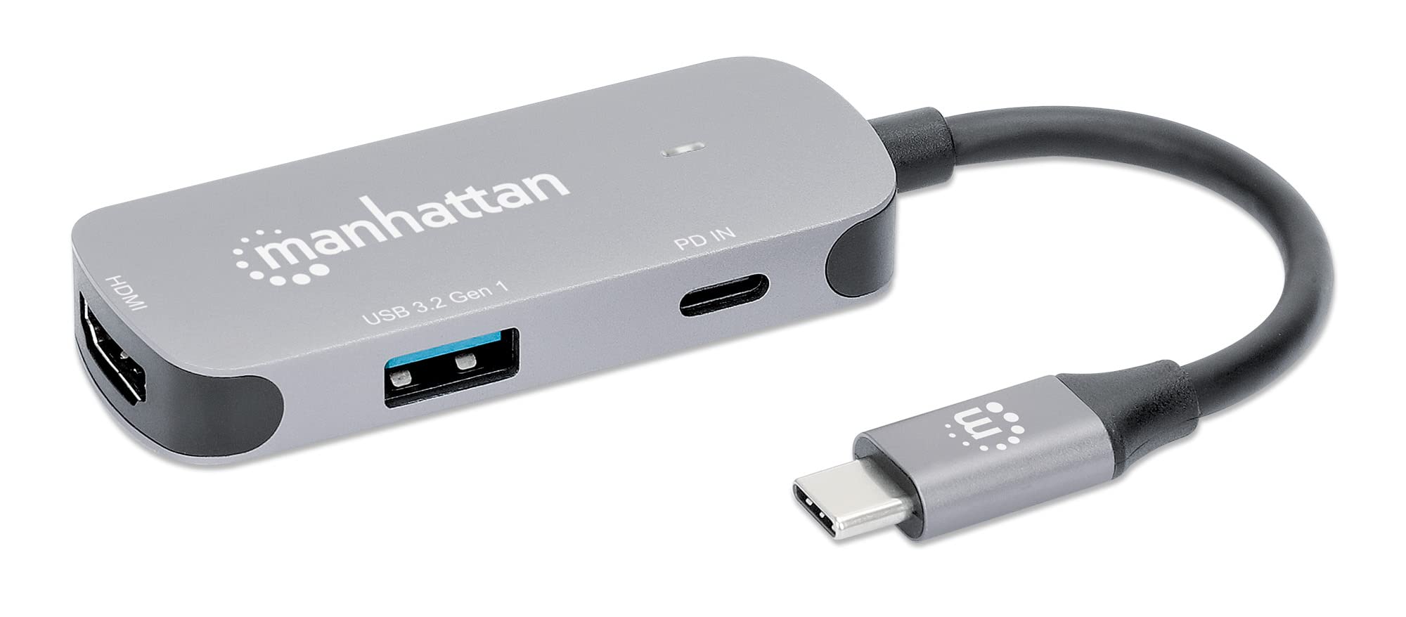 Manhattan Usb-C Dock/Hub Ports X3: Hdmi Usb-A And Usb-C With Power Delivery 100W