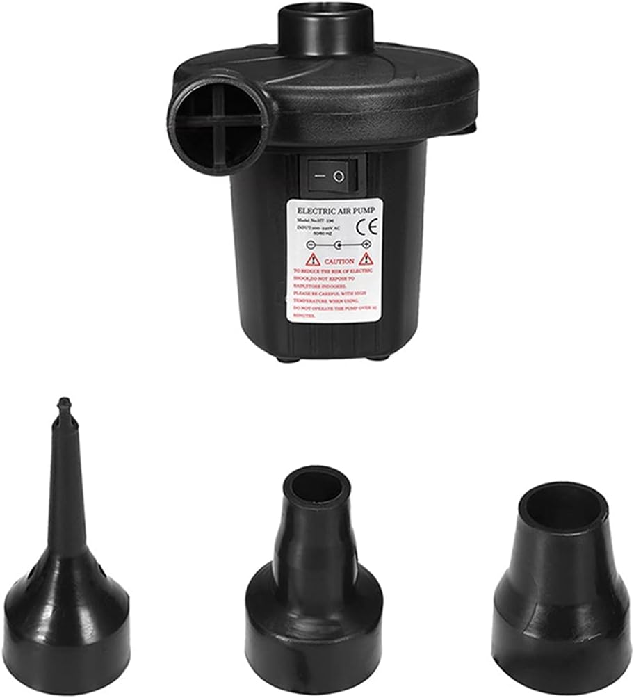 Power Pumps Inflatable Pump, Portable Quick Filling for Mattress Swimming Pool Fast Air Filling for Electric Air Mattress Camping Pump Pump Accessories