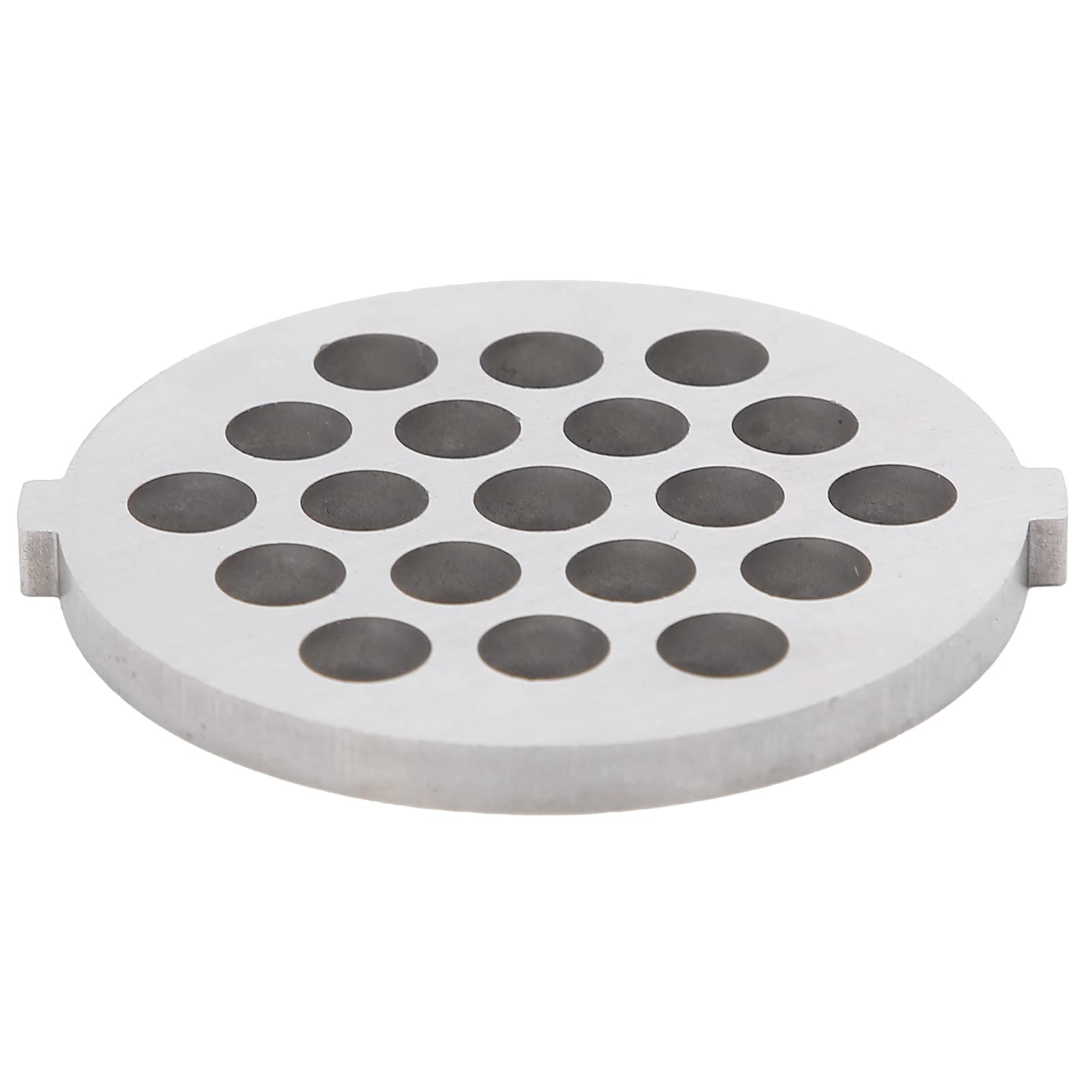 2 piezas de placa para picar carne, de acero inoxidable, discos reemplazables para moler carne de acero inoxidable, discos de picadora, cuchillas de placa de agujero redondo para amoladora tipo 5# B 8