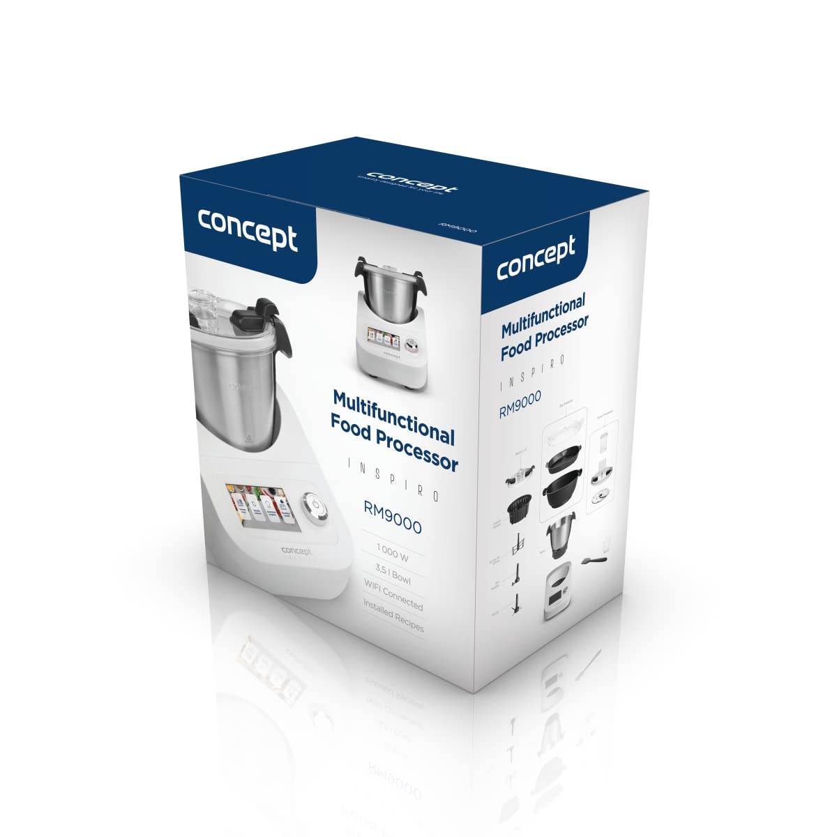 CONCEPT Robot de cocina multifunción Inspire RM9000