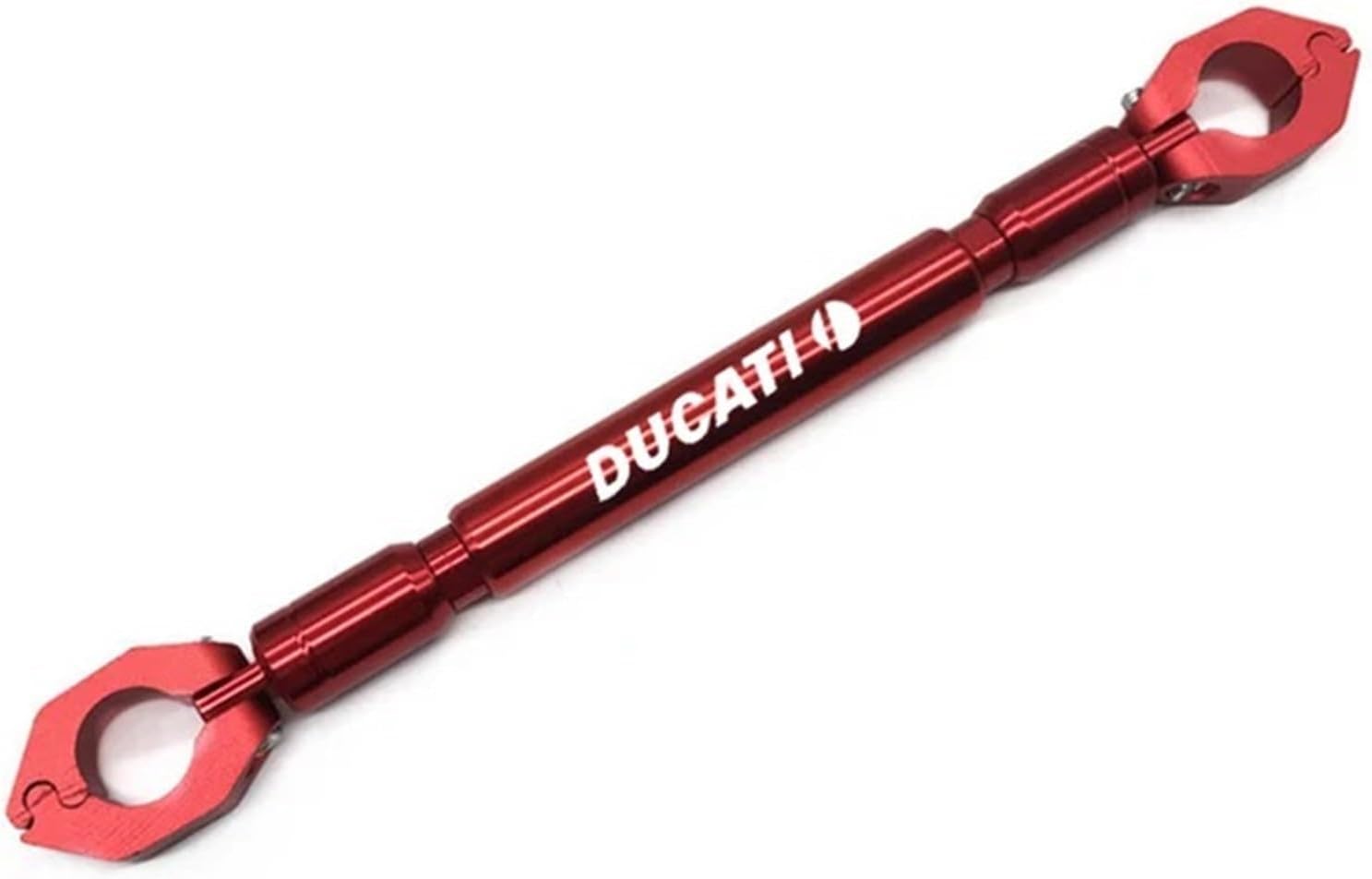 Dla Ducati Scrambler 800 400 1100 Scrambler800 Akcesoria Motocyklowe Balans Kierownica Kierownica Poprzeczka Dźwignie (Kolor : Red-Ducati, Rozmiar : 1)