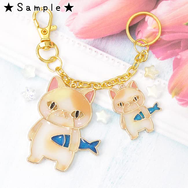 Amazon | 【子ネコ】【レジン枠】10個 ネコとお魚 レジン枠 KC金 