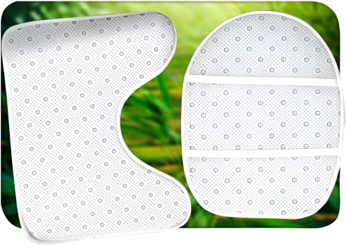 Badezimmerteppich Set Bambuswaldgrün Badgarnitur 3 Teilig Mikrofaser Badematten Set rutschfest U FöRmige Duschvorleger Super weich, Schnell Trocknend WC-Garnitur Teppich – Bild 7