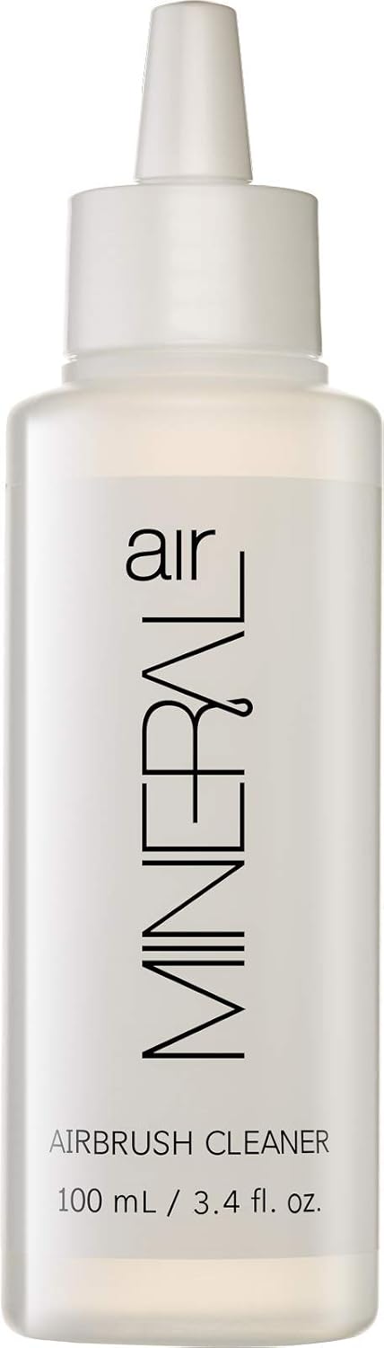Mineral Air - Airbrush Makeup Cleaner for Airbrush Makeup Kit - 100 ml - Keep Your Device Clog-Free with Mineral Air Cleaning Solution