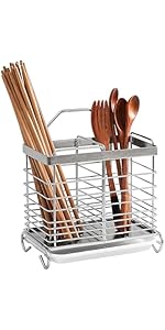 箸立て お箸入れ カトラリースタンド はしたて 箸置き はし立てフォーク スプーン ラック カトラリーポケット カトラリー入れ カトラリーケース キッチンラック キッチン用品収納 (2格タイプ（...