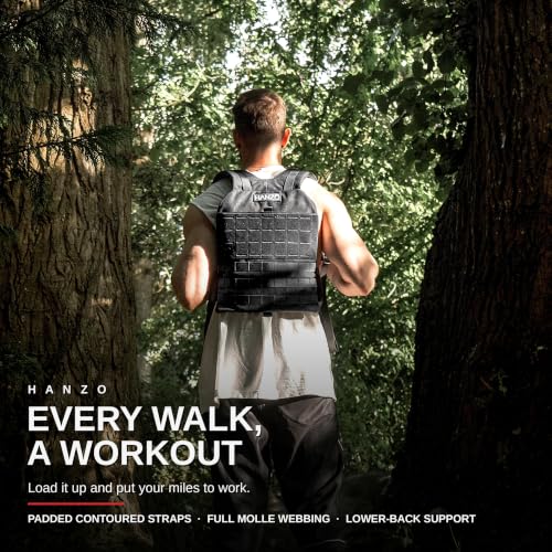 Mochila Hanzo Rucking V2 con soporte lumbar para entrenamiento miniatura 2