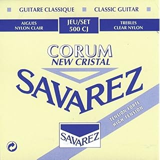 Savarez cordes pour guitare classique Alliance HT Classic 502CJ cordes simples Si2 New Cristal high - Les Beatles, Paul McCartney, John Lennon, RIngo Starr, George Harrison