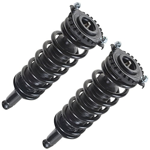 Image of TRQ Rear Driver and Passenger Side Strut and Spring Assembly Set Loaded | For 05-09 Subaru Outback