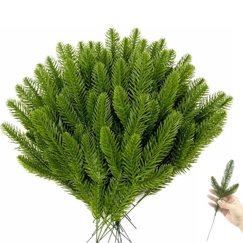 40 Stück Künstliche Tannenzweige,Tannenzweige Künstlich,Gefälschte...