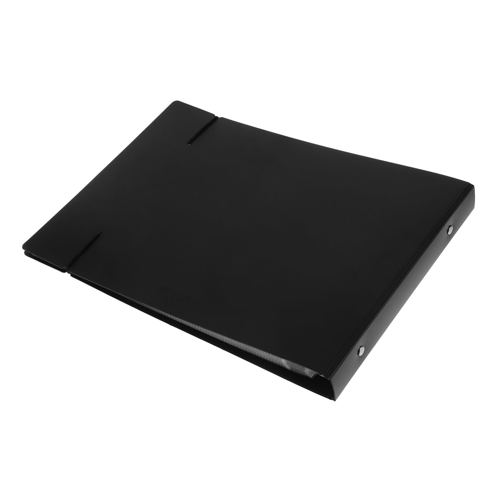 Porta Assegni Nero in Plastica, Raccoglitore Documenti e Fatture | Capacità Ampia, Design Elegante, per Ufficio e Casa, Album per Scontrini e Libretti