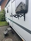 Faltbarer Wäschetrockner für Wohnwagen & Wohnmobil Fenster 3D Druck Schwarz