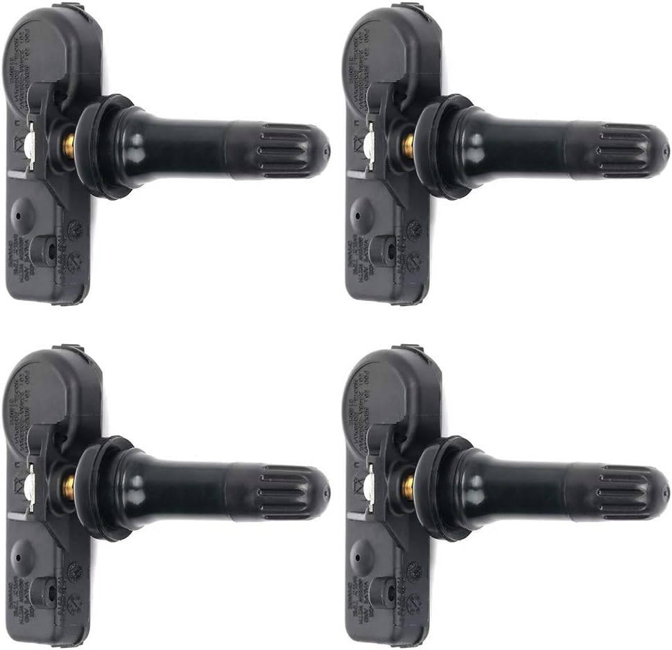 315MHz TPMS Programmed Tire Pressure Monitoring System Sensors Compatible with for Dodge Nitro for Jeep Commander for Jeep Liberty for Jeep Patriot for Jeep Wrangler for Ram Dakota 56029479AB