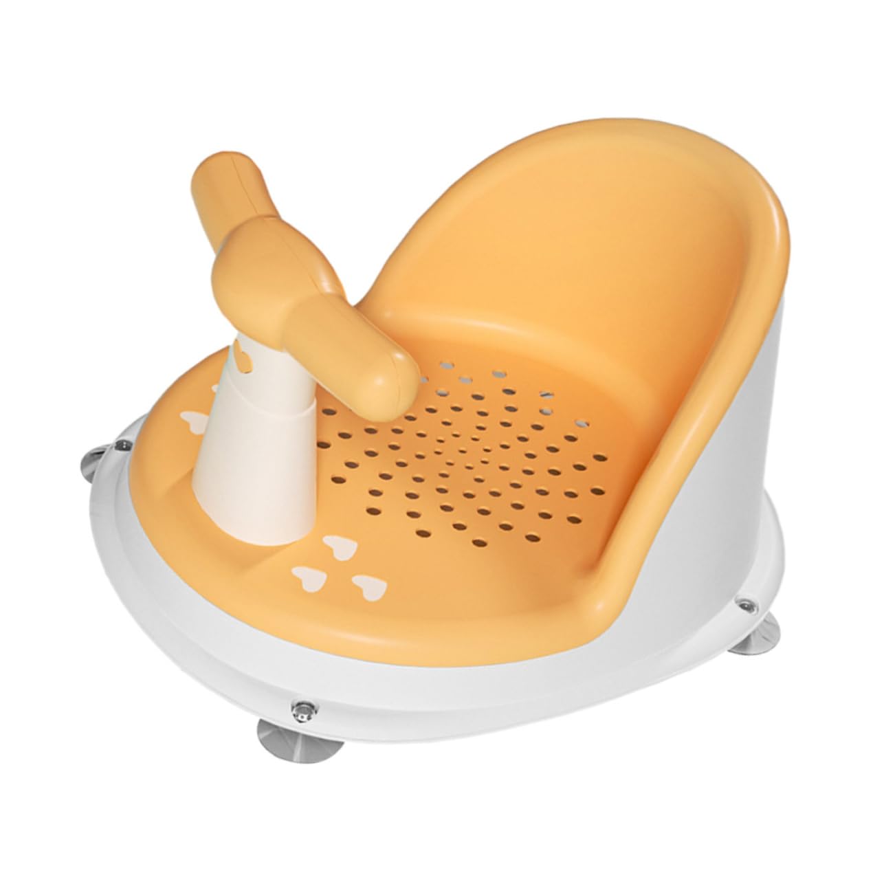 ibasenice Asiento de Baño Material Pp y Tpe Resistente Antideslizante y Compacto para Ñiño Diseño Ligero y Fácil Silla para Bañera Adecuado para Baño Seguro y Portátil de 6 a 12 Meses