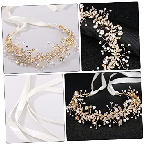 Rhinestone Pearl Bridal Belt Sash for Wedding Dress Elegant Accessory for Brides Bridesmaids for Formal Occasions Memorable Photo Taking4