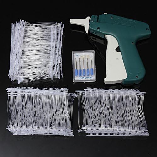 Winnerbe Clothes Price Label Tagging Gun, Labeler Clothing Tag Attacher with 1000(±50) White Barbs Fasteners and 5 Extra Steel Needles