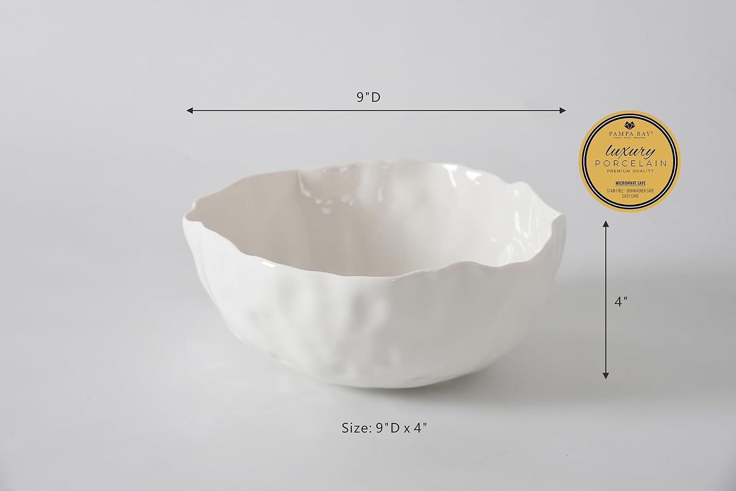 Pampa Bay Willow, Medium Bowl, 9” D x 4"