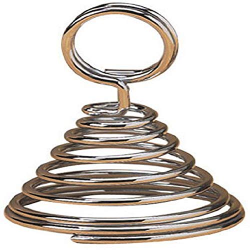Image of American Metalcraft (SNC1) 3 inch Chrome Spiral Number Holder