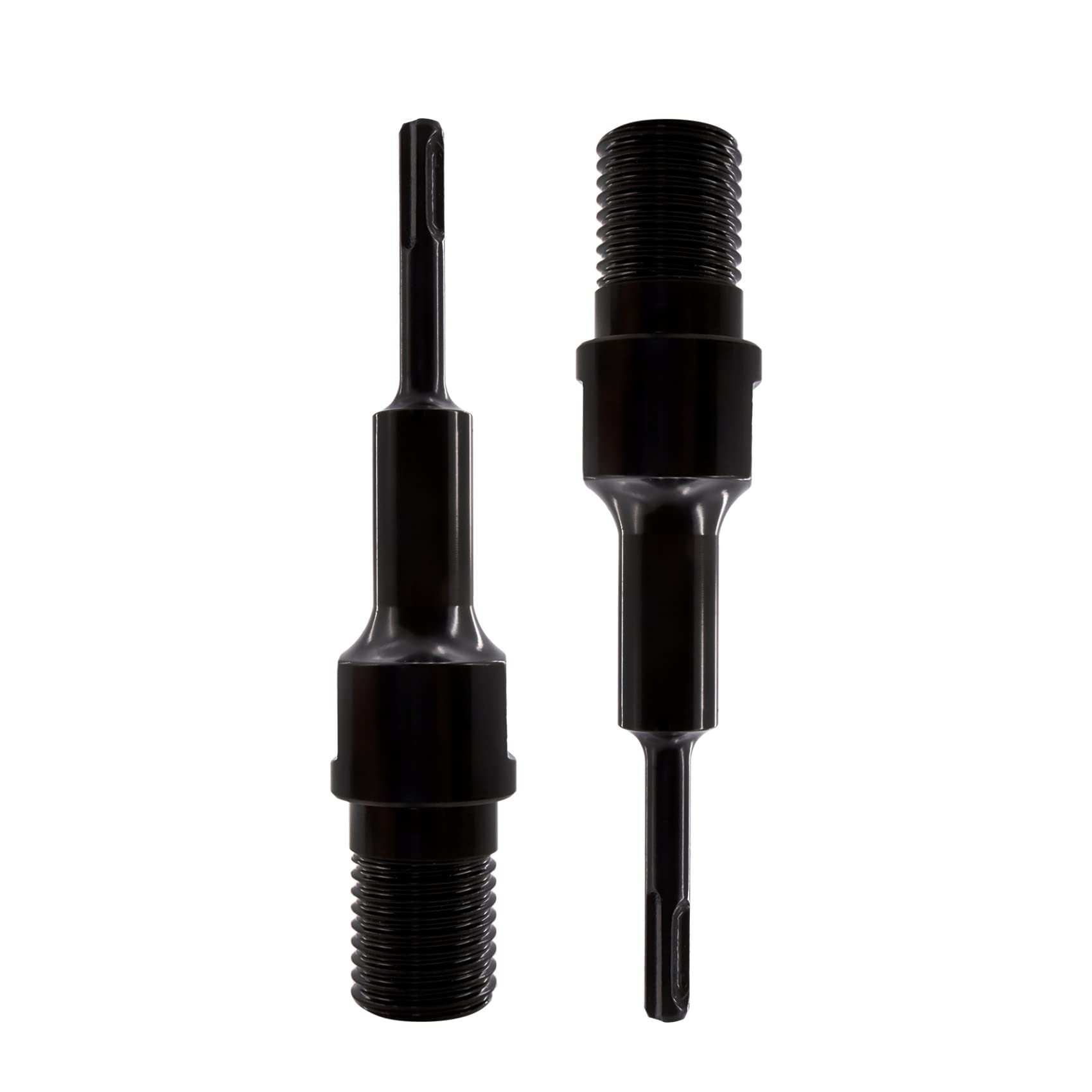 Adaptador de broca de núcleo: 2 piezas, rosca macho UNC 1 1/4"-7 a SDS Plus, para taladro de martillo eléctrico, brocas de núcleo de diamante y accesorios de brocas de martillo