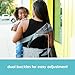 JJ Cole Sola Toddler Sling Carrier - Adjustable Toddler Carrier and Baby Sling - Baby Essentials - Ages 1 to 4 Years or 45 Pounds