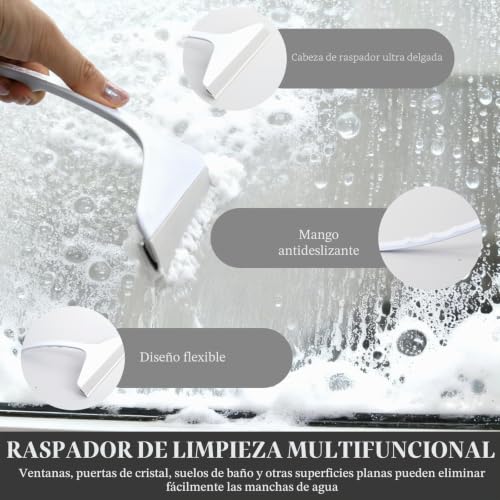 Miniatura 5 de Rieoany 5 Piezas Juego De Escoba Y Recogedor, Escoba Pequeña, Ideal Para Hogar, Oficina, Escuela Y Mascotas