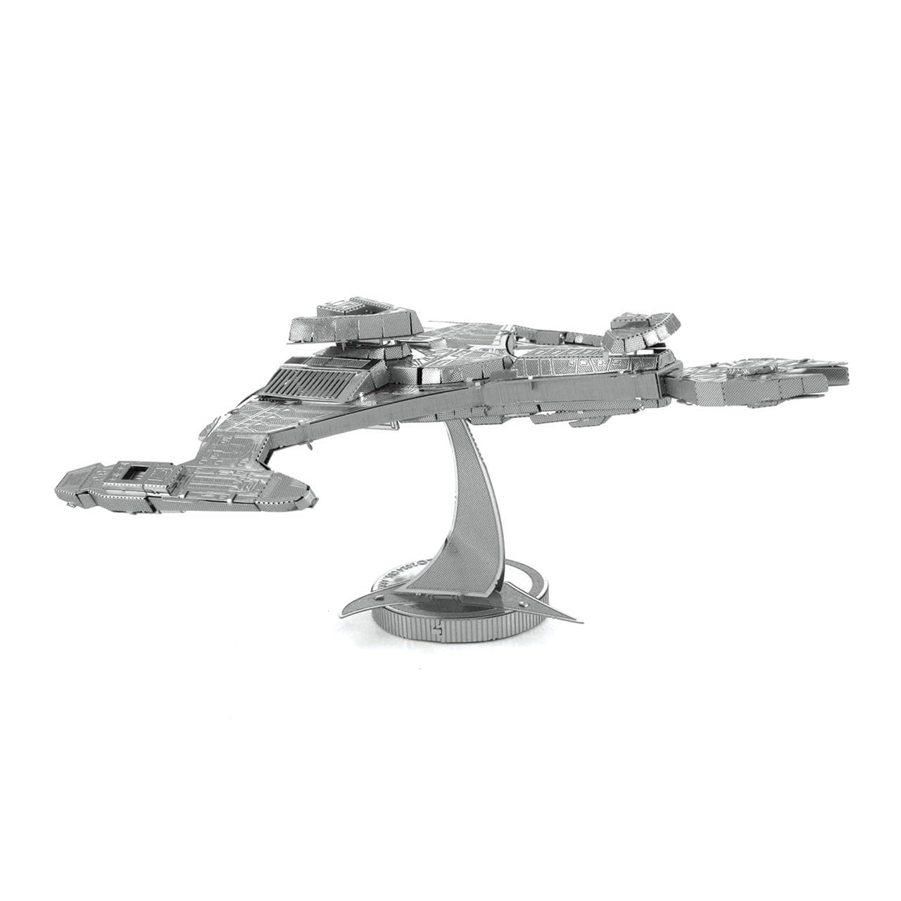Metal Earth Puzzle 3D Nave Klingon Vor'Cha. Rompecabezas De Metal De Star Trek. Maquetas para Construir para Adultos Nivel Desafiante De 10.9 X 8.2 X 4.5 Cm
