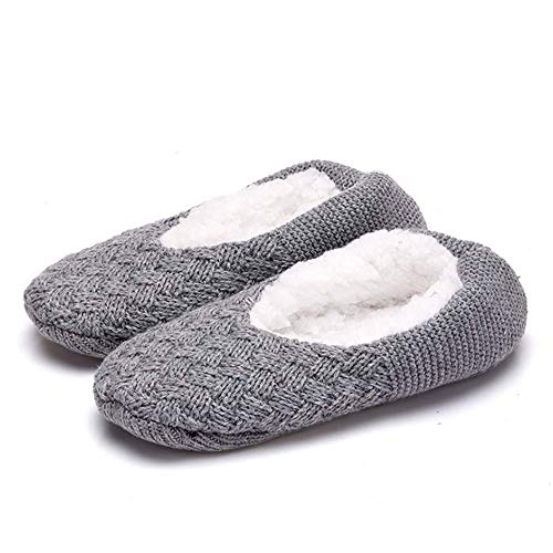 Image of Women's Slipper Socks Low Cut With Grippers, Thick Super Soft Indoor Socks Non-slip Slipper Shoes