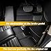 GINOWY-Floor Mats & Cargo Liner for Mercedes Benz GLE 2020-2025, GLE 350丨GLE 450丨43 AMG丨53 AMG丨580丨63 AMG S (No for Coupe), All Weather Car Mats for Mercedes GLE Accessories Car Mats