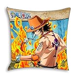 Tema: Puma D. Ace CoolChange Funda para Almohada de One Piece 50x 50cm, Tema: Puma D. Ace