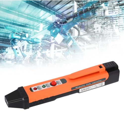 862 M ± 5 MT Hochempfindlicher Magnetischer Polstift, Tragbares LED-Polaritäts-Identifizierungswerkzeug, Nord-Süd-Pol-Tester, 10 Stunden Nutzungsdauer für die Feldidentifizierung