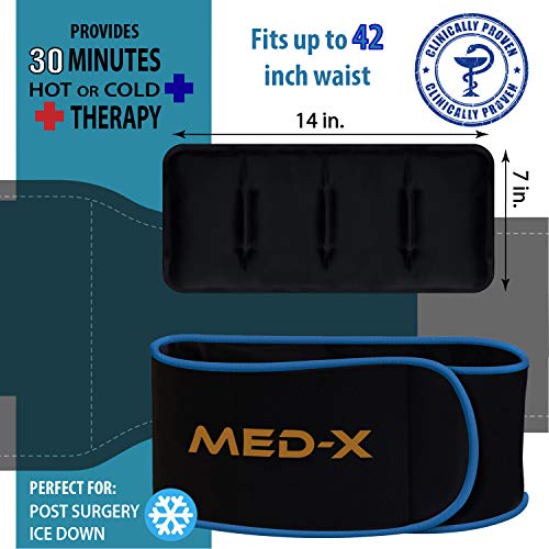 Back Pain Cold Reusable Ice Pack Belt Therapy for Lower Lumbar, Sciatic