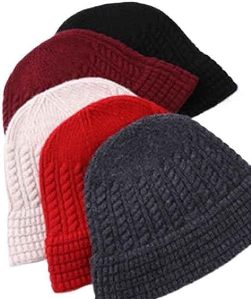 Versatile Casual Woolen Knitted Hat for Women Warm Fisherman's Hats