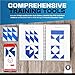 PrfcNL Basic WISC-V Practice Set-45 Practice Questions,with 9 Blue White Cubes and Mobile App,Ideal for Introduction to IQ Tests,BDT prep,Educational STEM Montessori Gift, Develop Abstract Reasoning