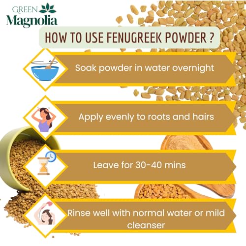 Image of Fenugreek Seed Powder for Hair Care Fine Texture Natural Methi Powder No Artificial Color or Chemicals Ideal for Hair Pack & DIY Mask (100gm)