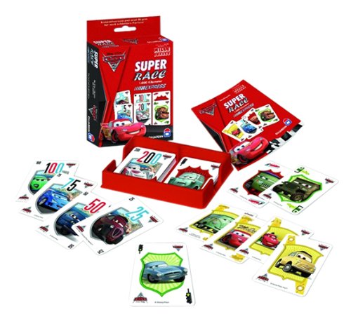 Preisvergleich Produktbild Winning Moves 80305 - Disney Cars 2: 1000 Kilometer - Kartenspiel Kompakt