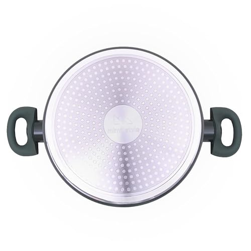 Mimo Style Caçarola Linha Cook Alumínio e Tampa de Vidro Temperado Com Saída Para Vapor. Funciona em