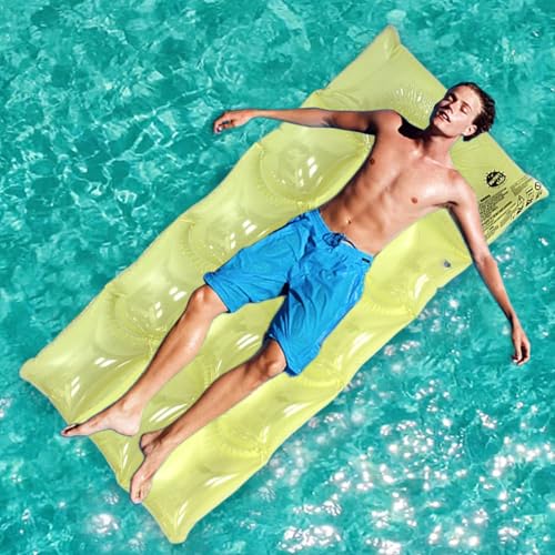 Hamac flottant gonflable pour eau parfait pour les fêtes au lac