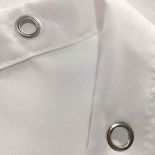 junengSO 4PCS / Set Duschvorhang Bodenmatte U-Form Matte Toilettendeckelabdeckung Badvorhang – Bild 4