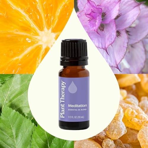 Plant Therapy Meditation Essential Oil Blend 10 mL (1/3 oz) 100% Pure, Undiluted, Calming Aromatherapy for Yoga, Mediation, and Self Care - Image 4