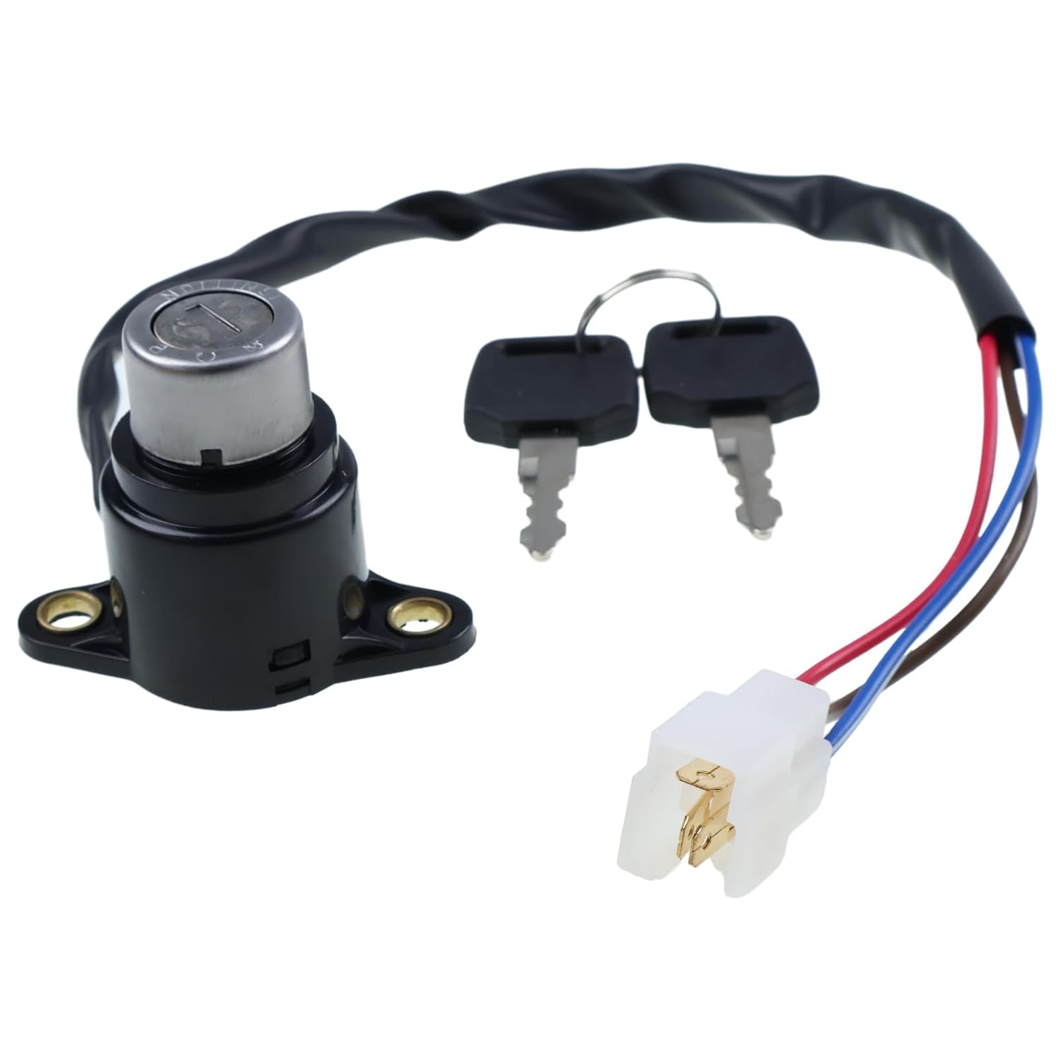 Ignition Key Switch 35100-MEA-741 Compatible with Honda Ignition Switch 2005-2009 VTX1300C/R