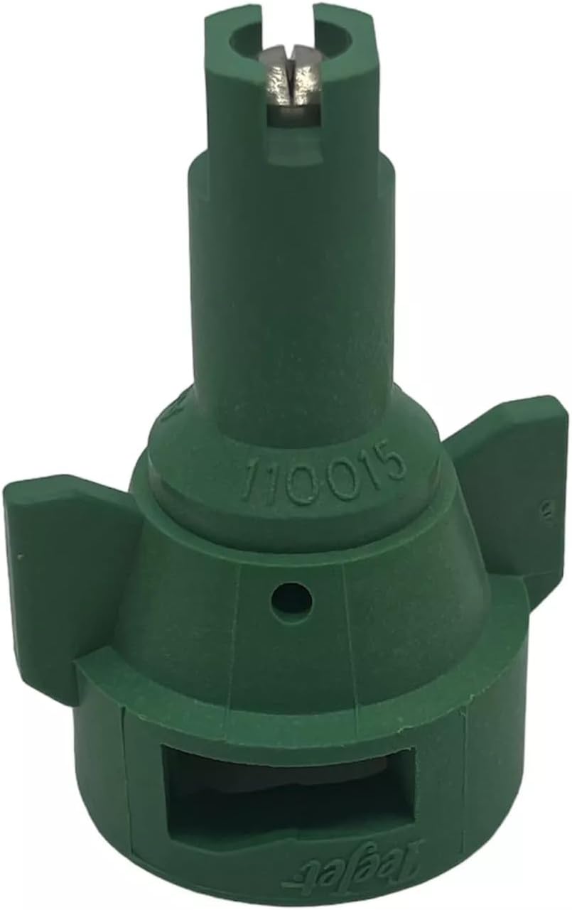 TeeJet Stainless Steel Air Induction Tip With Cap, Green - AIC110015-VS