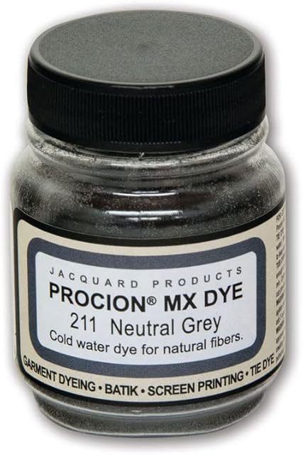 Jacquard Products Jacquard Procion Mx Dye .33Oz Neutral Grey, Acrylic, Multicolour