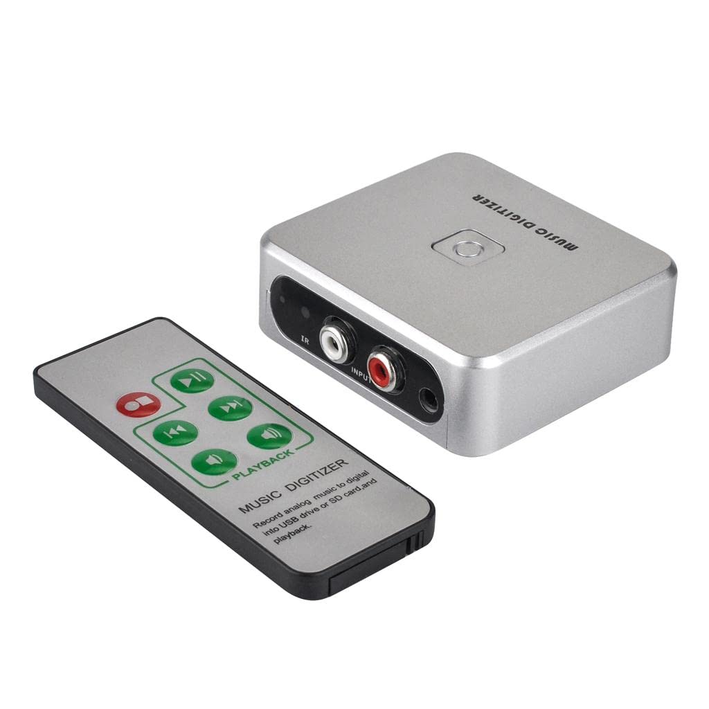 Convertitore Audio Analogico MP3 RCA da 3,5 Mm Digitalizzatore Musicale/Flash USB