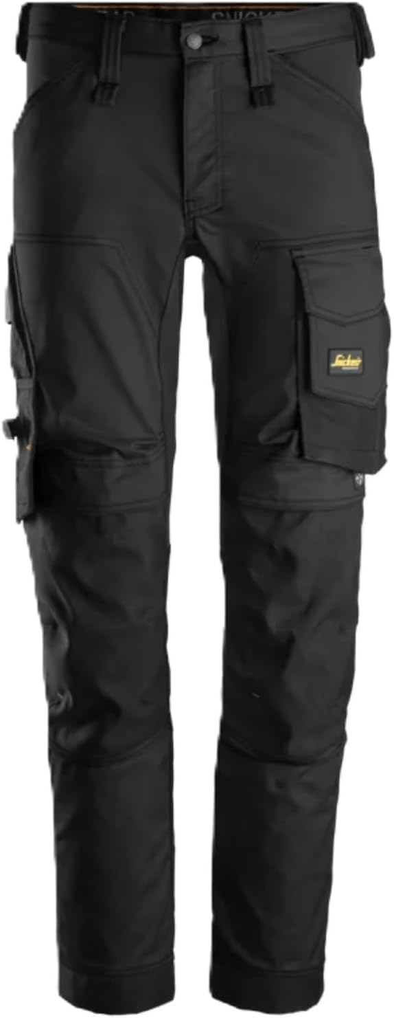 Snickers Workwear U63419504 Stretch Trousers Mens Work Pants, Flexible Stretch Fabric, Durable Workwear Pants for Jobsite