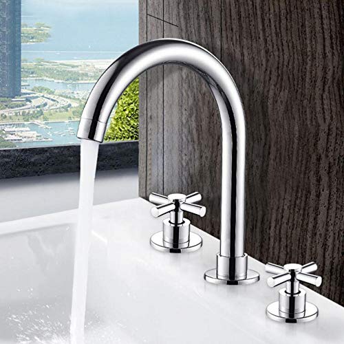 Robinet de lavabo de salle de bains chic pour vasque familiale moderne