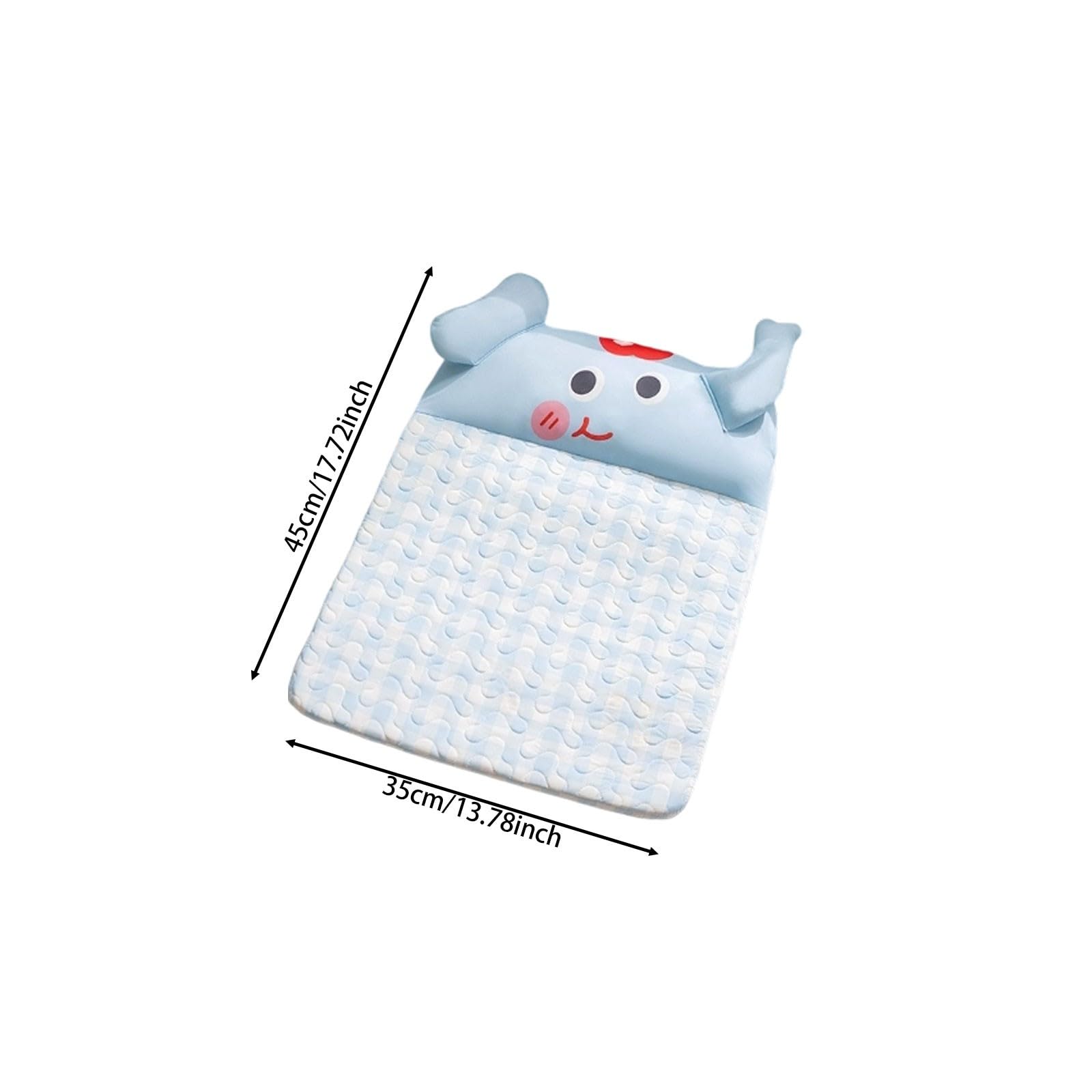 Tappetino Refrigerante Cane, 80x60cm Tappeto Rinfrescante per Cani Gatti, Cuccia Refrigerante Lavabile, Cuscino Raffreddamento in Nel Caldo Estate,con imbottitura per Animali di Piccola Media Grande