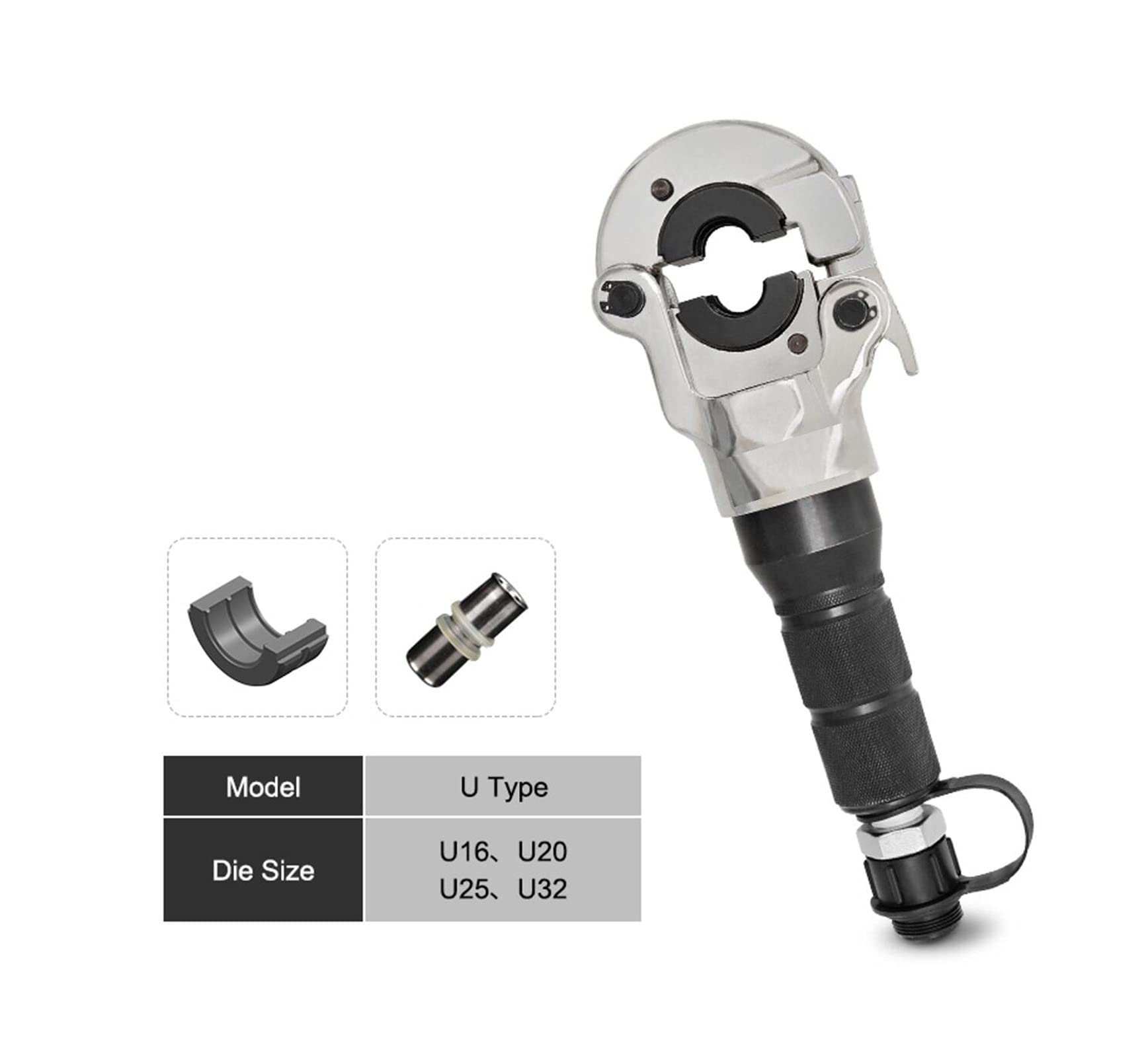 Hydraulic Crimping Tool Hydraulic Pipe Crimping Tool Plumbing Tools PEX Connection 16-32cm 60KN(U)