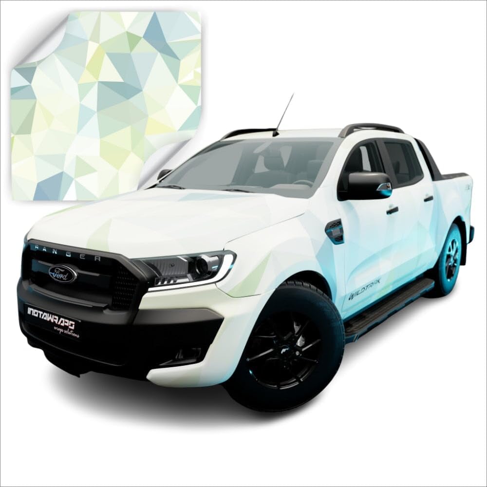 3M Printed Poly Patterns | PL Vinyl Film Car Wrap Series | PL1168-M-60-3M | (Matte Finish) (59in x 50ft (245.83 Sq/ft)) w/Free Instawraps Pro-Wrapping Glove